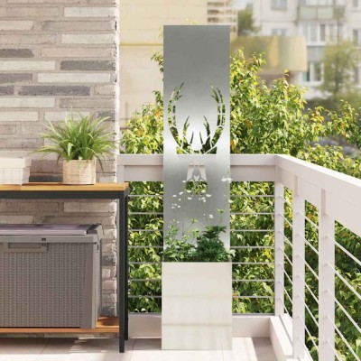 vidaXL Ecran de intimitate pentru grădină Argintiu 32 x 140 cm 876418 foto