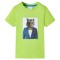 Tricou pentru copii cu m&acirc;neci scurte, lime, 140