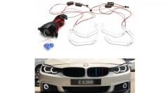 Kit Angel Eyes Cristal DTM Cotton pentru BMW F30 E92 E93 - Faruri cu halogen