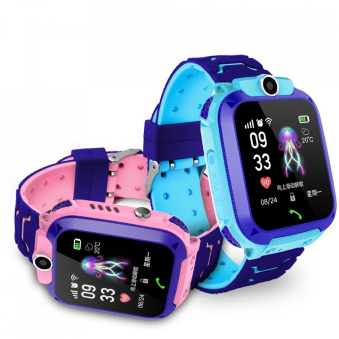 SmartWatch-Ceas inteligent pentru copii Q12 cu functie telefon, Camera, Sos