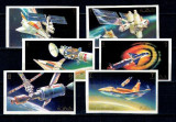 Ras al Khaima 1972 - Skylab, cosmonautica, serie ndt neuzata