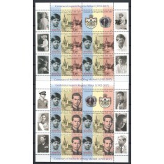 Romania 2021 - LP 2343 - Centenarul nasterii Regelui Mihai I - klb 5x