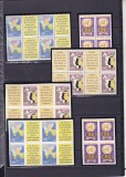 1961 LP 532 LP 532 a O.N.U. DANTELATE SI NEDANTELATE BLOCURI DE 4 TIMBRE MNH, Nestampilat