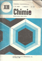 Chimie. Manual clasa a XIIa / C. D. Albu / 1995 foto