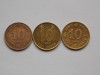 LOT 3 MONEDE DIFERITE 10 CENTS HONG KONG, Europa
