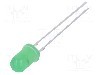 Dioda LED, 5mm, verde, 5800mcd, 14mA, 12V, OPTOSUPPLY - OSG5DA5A34A-CRLED14