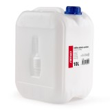 Canistra din plastic pentru apa si lichide AdBlue 10L AMiO, Hdpe rezistent la intemperii, cu palnie flexibila extensibila, dop etans si maner