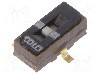 Intrerupator glisant, 2 pozitii, SPDT, ON-ON, Nidec Copal Electronics - CJS-1200B