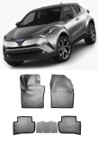 Cumpara ieftin Set covorase auto din cauciuc tip tavita TOYOTA C-HR 3D (2016-2019)