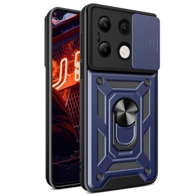 Husa pentru Xiaomi Redmi Note 13 4G - Techsuit CamShield Series - Blue foto