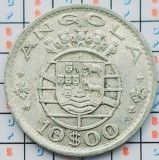 Angola 10 Eescudos 1952 argint - km 73 - A033, Africa