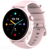 Ceas smartwatch copii, Valdus Y15, Nano SIM 4G, display rotund 1.44&quot;,functie telefon, apel video, GPS+LBS+WiFi, buton SOS, memorie 4GB, IP67, roz