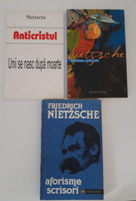 Friedrich Nietzsche Trei volume Aforisme / Anticristul / Amurgul idolilor foto