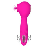 Vibrator LoveS Heating Licking Pink