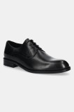 BOSS pantofi de piele Tayil barbati, culoarea negru, 50541701