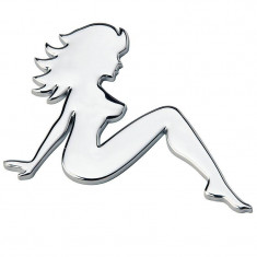 Ornament auto 3D-Chica Pin Up, 60x85 cm, cromat foto