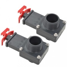vidaXL Supapă pentru piscină 1,5&quot;, 2 buc.