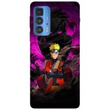 Husa compatibila cu Motorola G100 model Naruto vs Pain, Silicon, TPU, Viceversa, Transparent, Carcasa