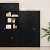 Bufet Stejar negru 45 x 42.5 x 185 cm Lemn compozit