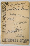 ANTOLOGIA POETILOR DE AZI de ION PILLAT si PERPESSICIUS , CHIPURI de MARCEL IANCU , VOLUMELE I - II , COLEGAT , 1928