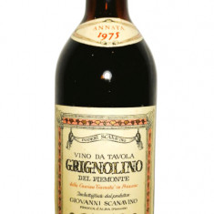 C 62, VIN ROSU GRIGNOLINO DEL PIEMONTE, CASCINA , Recoltare 1975 CL 72 GR 12,5