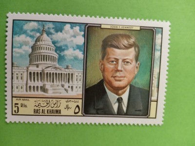 RAS AL KHAIMA, KENNEDY - MNH foto