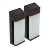 Lampa solara de perete (2 buc)