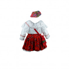 Set 4 piese pentru fete Mini Junior CA52427-68-6-luni, Multicolor foto