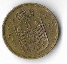 Moneda 5 lei 1930 - Romania foto