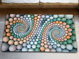 Cumpara ieftin Covoras Intrare Colored Beads, 40x60 cm, Cauciucat, Chilai Home