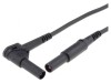 Cablu de măsurare 32A 1kV 1m negru PVC
