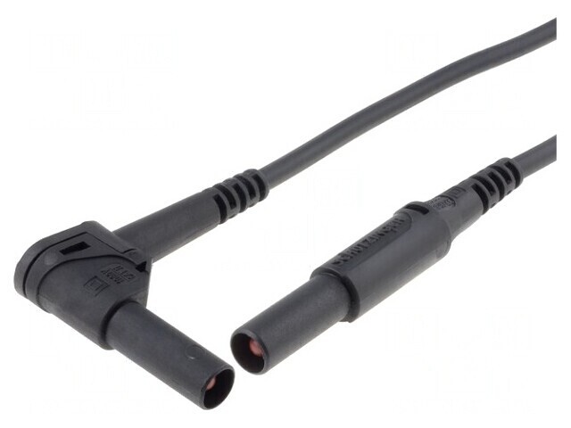Cablu de măsurare 32A 1kV 1m negru PVC
