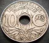 Cumpara ieftin Moneda istorica 10 CENTIMES - FRANTA, anul 1935 * cod 4507, Europa