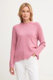 Pepe Jeans pulover din amestec de l&acirc;nă culoarea roz, PL7000056