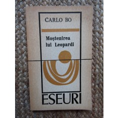 Carlo Bo - Mostenirea lui Leopardi
