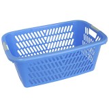 Cumpara ieftin Cos rufe, 2 manere, plastic, albastru, 61x40x23 cm, Strend Pro