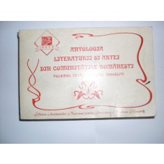 Antologia Literaturii Si Artei Din Comunitatile Romanesti - Colectiv , 20158