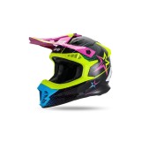 MBS Casca motocross/enduro Ufo Intrepid, negru/galben/violet, M, Cod Produs: HE13401KCM