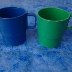 Blue & Green, set 2 cesti cafea si ceai, 200 ml