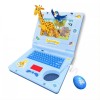 Laptop de Jucarie cu Sunete si Lumini, Plastic, 20 cm, Albastru