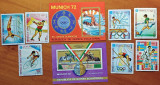 Cumpara ieftin GUINEA ECUATORIAL-&#039;&#039;OLIMPIADA MUNCHEN-72&#039;&#039;-set comp.7v.+COLITA D si Ned.stamp, Stampilat