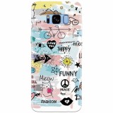 Husa silicon pentru Samsung S8, Travel 101