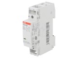 Contactor 2-polar 20A 24VAC/DC NO