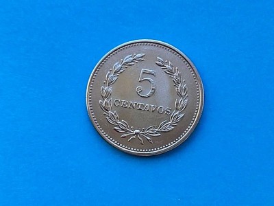 5 Centavos 1975 El Salvador-stare buna foto