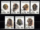 A12 S6 3 - Timbre foart vechi - Tanzania - capete de bastinasi