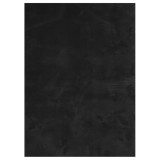 Cumpara ieftin Covor HUARTE, fir scurt, moale si lavabil, negru, 140x200 cm