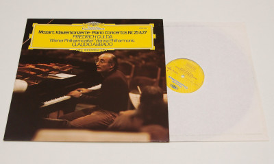 Mozart piano Concertos Nr. 25 &amp;amp; 27 - disc vinil LP nou Deutsche Grammophon foto