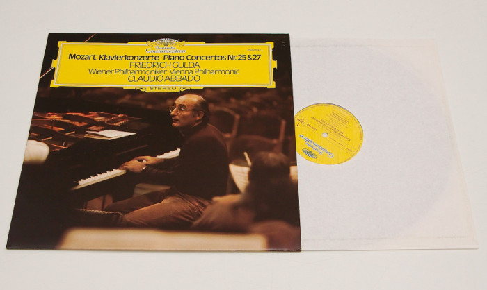 Mozart piano Concertos Nr. 25 &amp; 27 - disc vinil LP nou Deutsche Grammophon