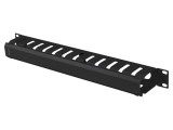 Organizator cabluri LANBERG 1U 19" negru standard