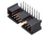 Conector soclu IDC 16 pini 90&deg; aurit, TE Connectivity